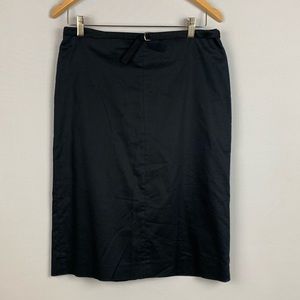 Banana Republic stretch black skirt